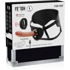 Fetish Submissive Cyberstrap – siksnas komplekts ar WATCHME tālvadību – šķidrais silikons – izmērs L — Foto 1