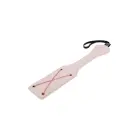 Peaches 'N Creame Chain Impression Paddle – паддл из искусственной кожи с отпечатком цепи – розовое золото – 32 см — Фото 4