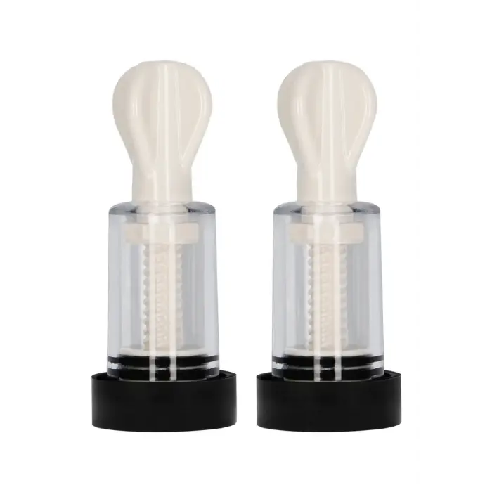 Elektrostimulācijas divpolāri krūtsgala sūcēji – balts/caurspīdīgs Foto 8