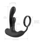 AFE Ass-Gasm IntiMotion daugiafunkcinis analinis vibratorius – 12 cm (4.7″) – Juodas — Nuotrauka 7