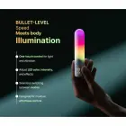 Paradise Pleasure Products Illumination The Bullet – RGB LED, 9 режимов – белая — Фото 2