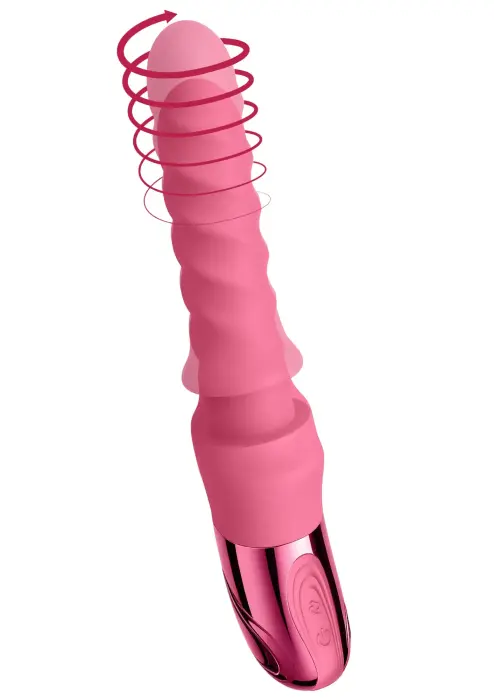 She.E.O Swirl – рифлёный вибратор с вращением и толчками