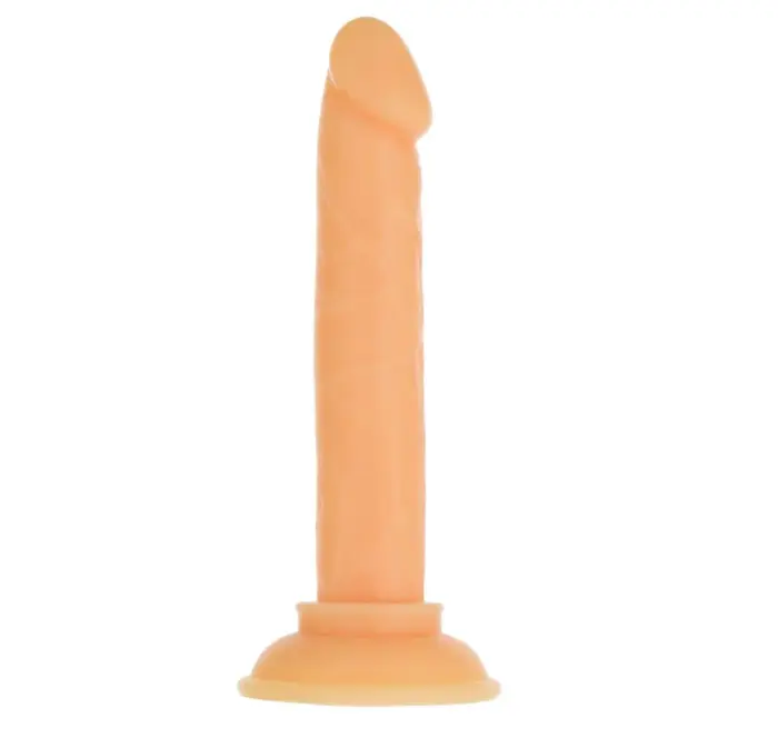 Addiction Tino taisns silikona dildo ar PowerBullet – 13 cm (5″) – melns