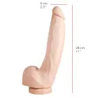 Dildorama 515 Line reālistisks dildo – 28 cm (11″) – Miesas krāsa — Foto 3