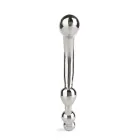 Mr. Steel Multi-Stim Wand dildo – 18 cm (7.1″) – Sudrabs — Foto 4