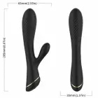 ARMONY truša vibrators – 20.5 cm (8″) – melns — Foto 3
