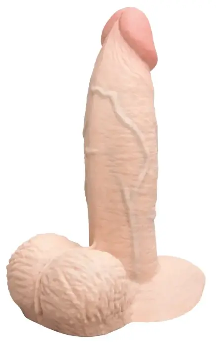 b-Vibe Slipskin apimties dildo – 15.4 cm (6.1″) – Kūno spalva Photo