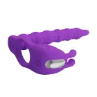 PRETTY LOVE - Blackney purple vibrating cock ring — Photo 5
