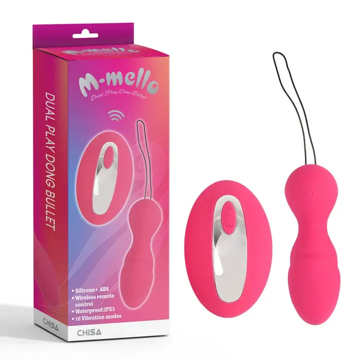 Dvigubo naudojimo kulkos vibratorius – 10 cm (3.9″) – rožinis