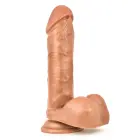 COVERBOY The Matador – anatomisks PVC dildo ar piesūcekni – miesas krāsā – 20,3 cm — Foto 3
