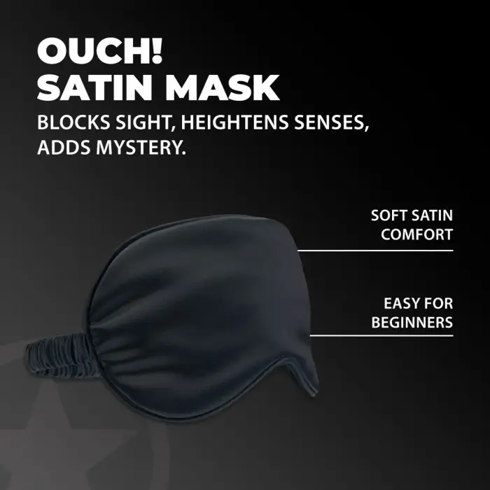 Satin Mask - Black Photo