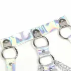 Subblime 953737 Chest Harness Silver with Rings and Chains, One Size — Photo 9