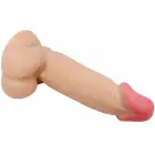 Pretty Love Sliding Skin TPR dildo iminapaga – 19.4 cm (7.6″) – nahavärv — Foto 3