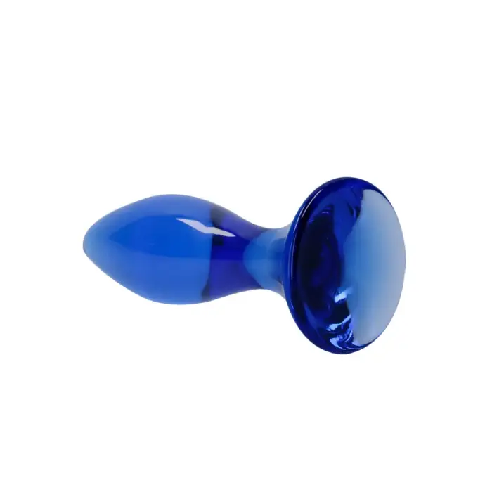 Follower - stikla anālais spraudnis – Blue Foto 5