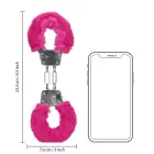 Furry Metal Handcuffs – Pink — Photo 8