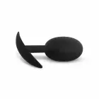 BUTTR Heavy Duty silikoonist raskusega anaaltapp – Must — Foto 5