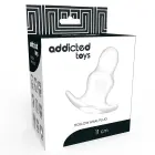 Addicted Toys vidējs anālais paplašinātājs – 11 cm – caurspīdīgs — Foto 4