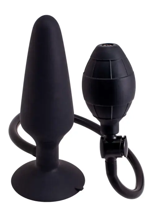 Inflatable Butt Plug – 16.9 cm (6.7″) / max Ø 10 cm – Black