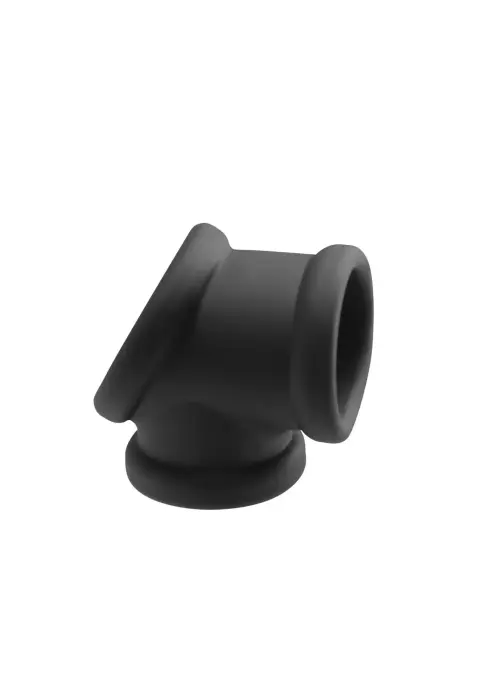 Renegade Piper Cock and Balls Ring – Black