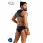 Passion Body Adam Black S/M – Elegant Polyurethane & Polyester Bodysuit — Photo 2
