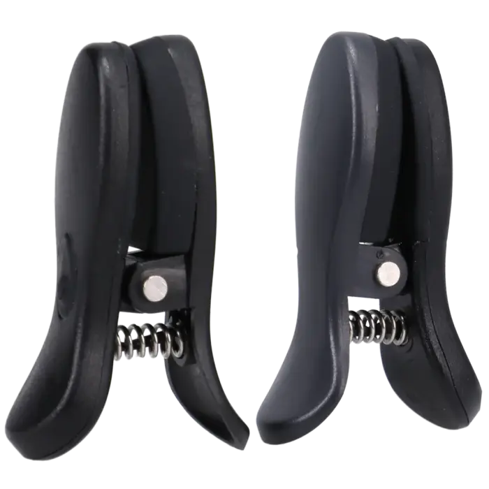 Vibro Grippers vibrējošas krūšu galu skavas ar futrāli – melnas Foto 2