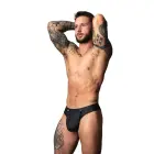 Male Power Snap Off Jockstrap – Black – L/XL — Photo 2
