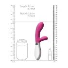 Achilles перезаряжаемый кролик-вибратор – 21 cm (8.3″) – розовый — Фото 7
