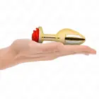 KINK roostevabast terasest anaaltapp – 7 cm – L – Gold — Foto 3