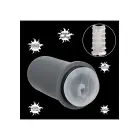 Milk Master Grip-N-Stroke vibruojantis vaginos masturbatorius su siurbtuku – pilkas — Nuotrauka 6