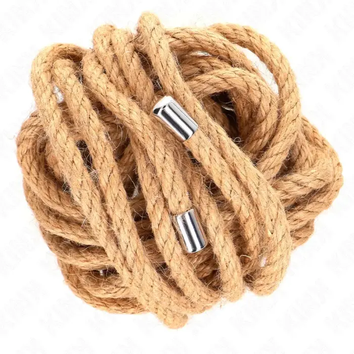 KINK Hemp Rope 5m with Metal-Tipped Ends