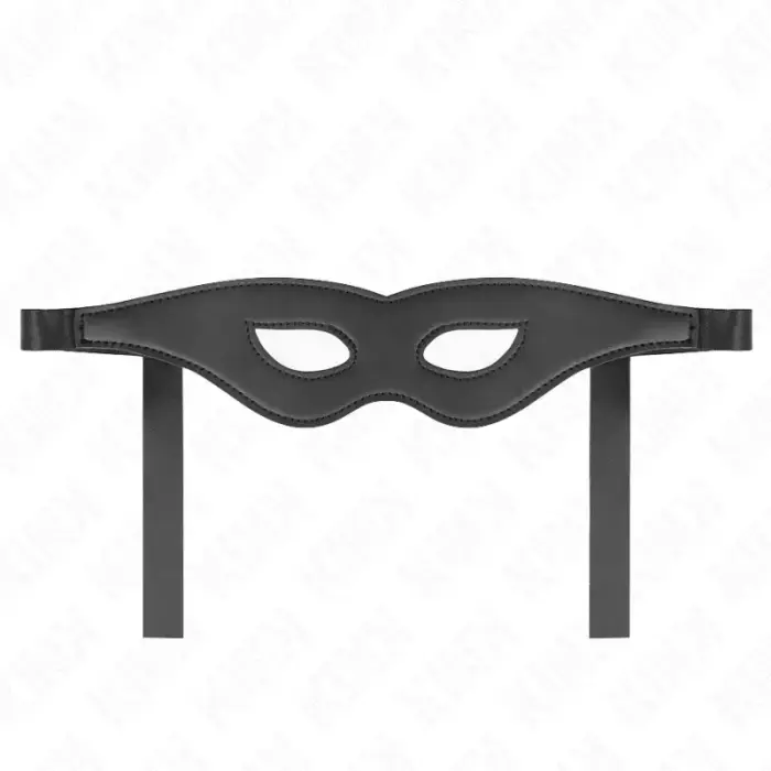 KINK Leatherette Eye Mask Model 1 – Adjustable Black – 30x7cm