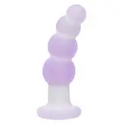 Lavender Haze Beaded Curved Probe – vibrējoša pērlīšu anālā zonde, 10 funkcijas — Foto 1