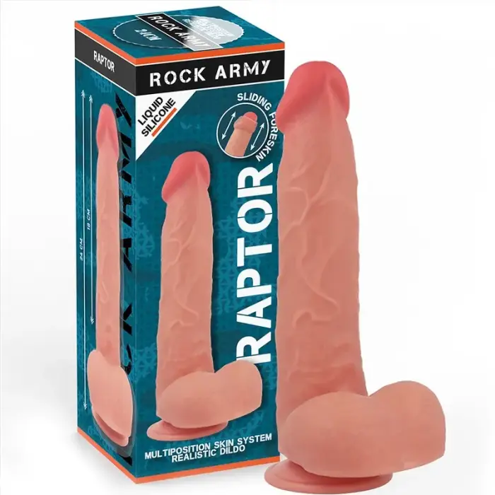 Rockarmy Liquid Silicone Raptor dildo – 24 cm (9.5″) – nahavärv