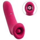 Oral Fun sūkšanas mutes vibrators – 14.5 cm (5.7″) – rozā Foto 2