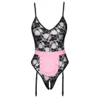 Cottelli COSTUMES istabenes kostīma bodijs – melns – L Foto 6