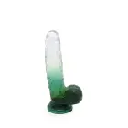 Kiotos Cox värviline dildo iminapaga – 21.5 cm (8.5″) – Läbipaistev — Foto 1