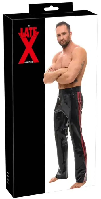 LateX Latex Herren Trousers – Black – M