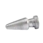 Silver Bump Canaan Analinis Kištukas – 20 cm (8″) – Sidabro Efektas — Nuotrauka 4