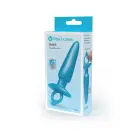 B-Vibe Sleek Plug – 18 cm – Tirkīza – Blue Foto 2