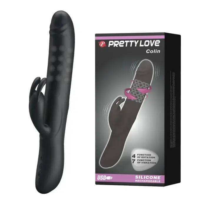 PRETTY LOVE COLIN вибратор – 18 cm (7″) – розовый