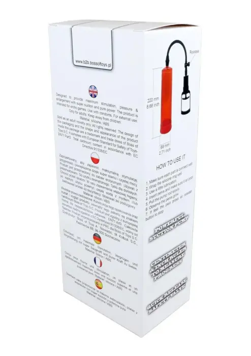 Powerpump MAX locekļa pumpis – sarkans Foto 3