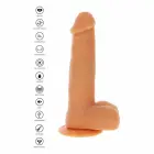 Get Real Rotating Beads vibraator – 22 cm (8.5″) – nahavärv — Foto 4