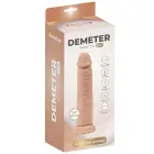 Demeter Realistiškas vibruojantis dildo – 20 cm (8″) – Rožinis — Nuotrauka 7