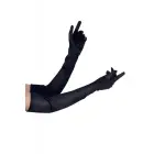 Paris Hollywood pikad satiinist kindad – mustad – One size — Foto 1