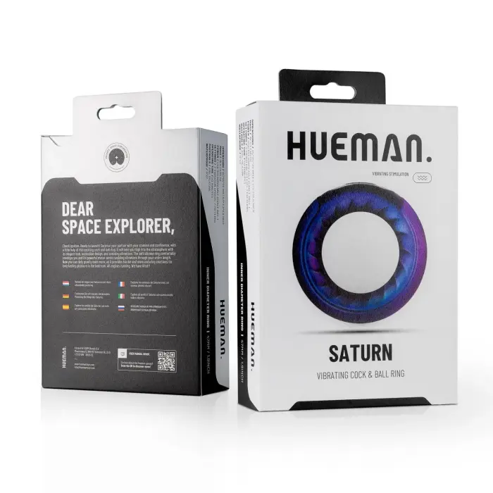 Hueman - Saturn Vibrating Cock Ring – Purple