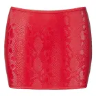 Cottelli Party Snakeskin Look Mini Skirt – Red – L — Photo 5