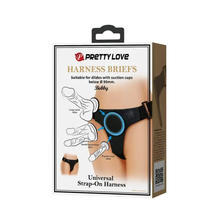 PRETTY LOVE - HARNESS BRIEFS- Bobby, Universal Strap-On Harness Foto 7