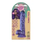 Bubblegum Blast Funky Fizz – želejas dildo ar piesūcekni – violets – 19 cm — Foto 1