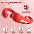 Merfi vibratorius su liežuvio stimuliatoriumi – 10 vibracijos funkcijų – įkraunamas per USB — Nuotrauka 10