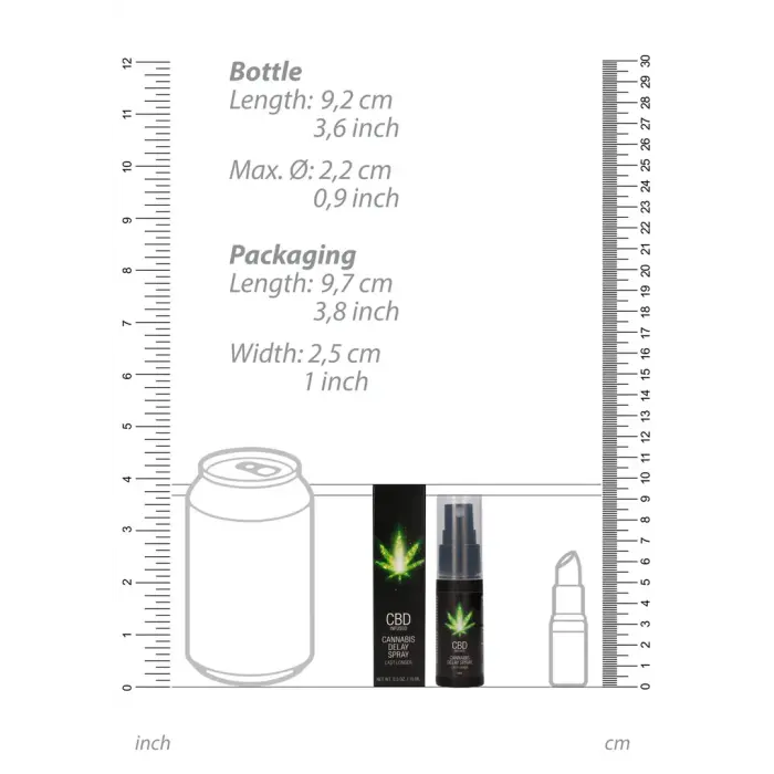 CBD Cannabis aiztures aerosols – 15 ml Foto 8